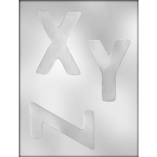 CK Products 4インチLetters ( X ， Y ， Z )チョコレート金型