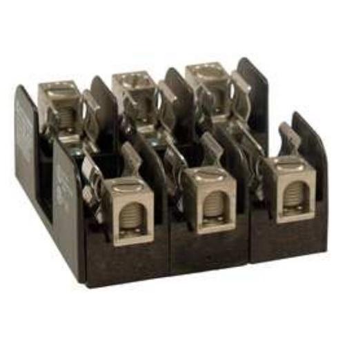 Mersen 20302 Class H and K Non-Spring Reinforced Fuse Block with Box Connec