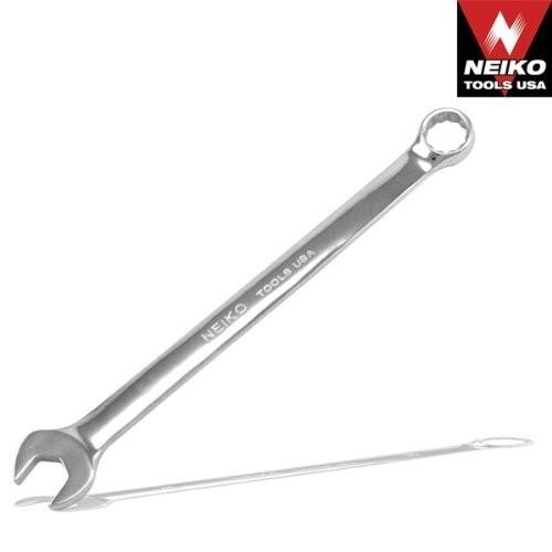 Neiko 7/16 SAE Highly Polished Combination Wrench Long Reach by Neiko