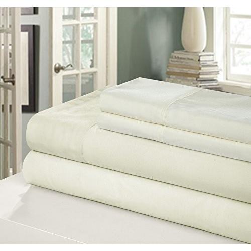 シックホームピーチスキン明るいシートセット クイーン ホワイト SS0720-607-AN