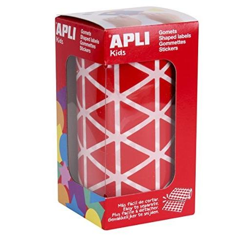 APLI カラー三角ラベル 44片 AP-04869 初売り 物品 レッド