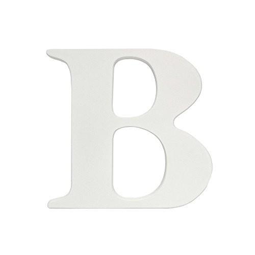Hanging Nursery Letter B - Pure White by Little Haven