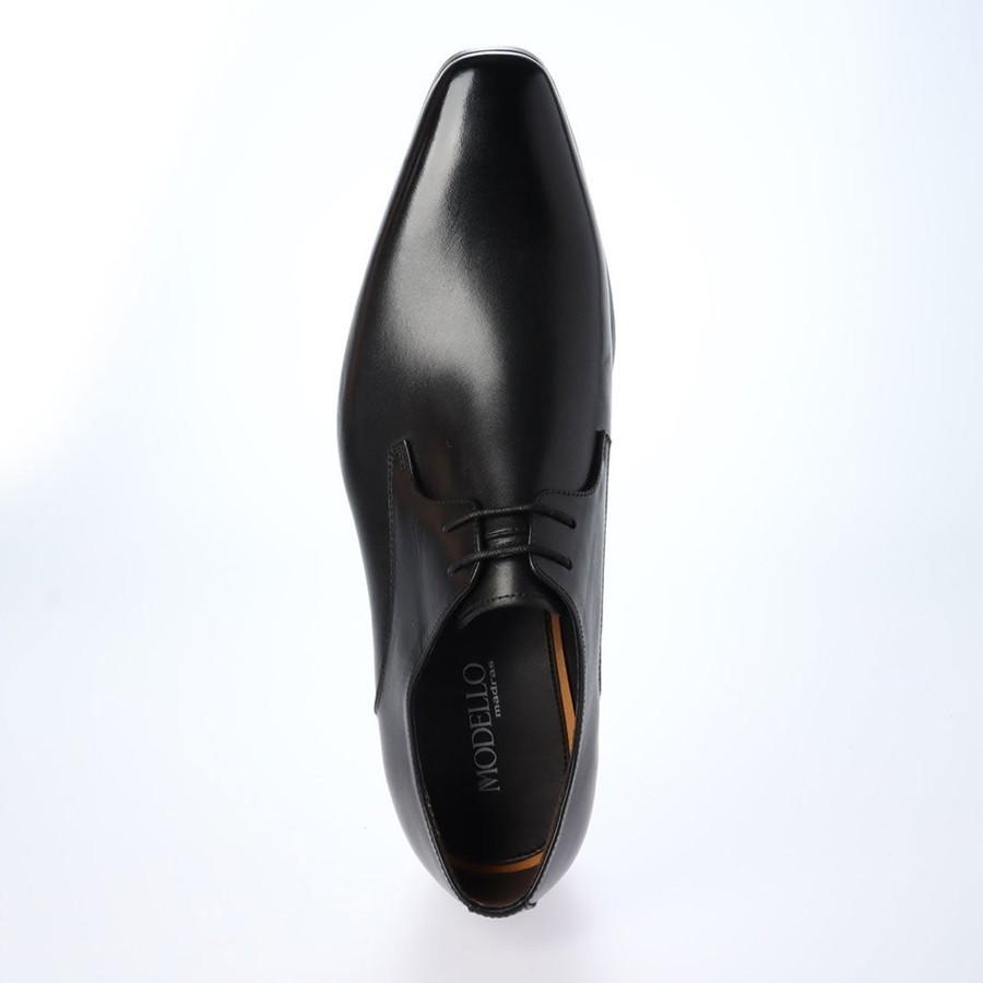 【美品】MADRAS　日本製 ブラック レザードレスシューズ マドラス madras MODELLO DM7274 モデロ 本革 メンズ レザー