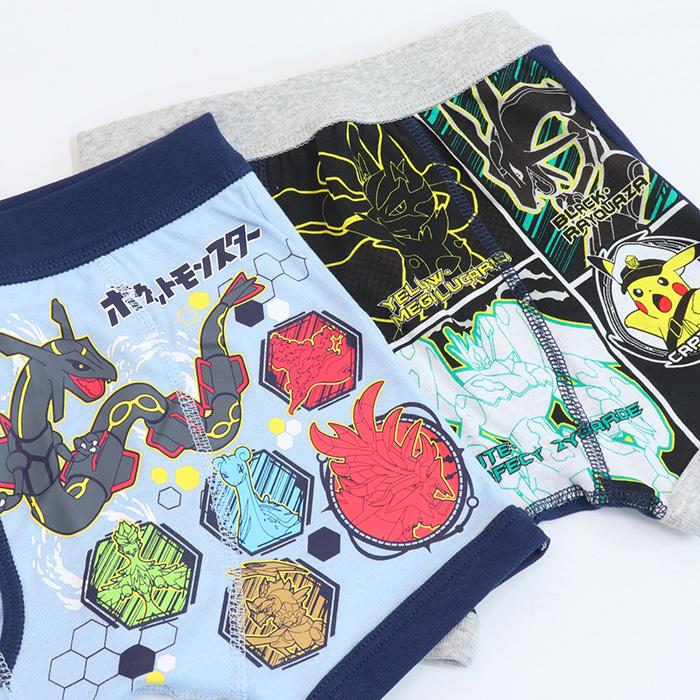 Pokemon（ポケモン） 子供下着 パンツ キッズパンツ 男の子 ボクサー 