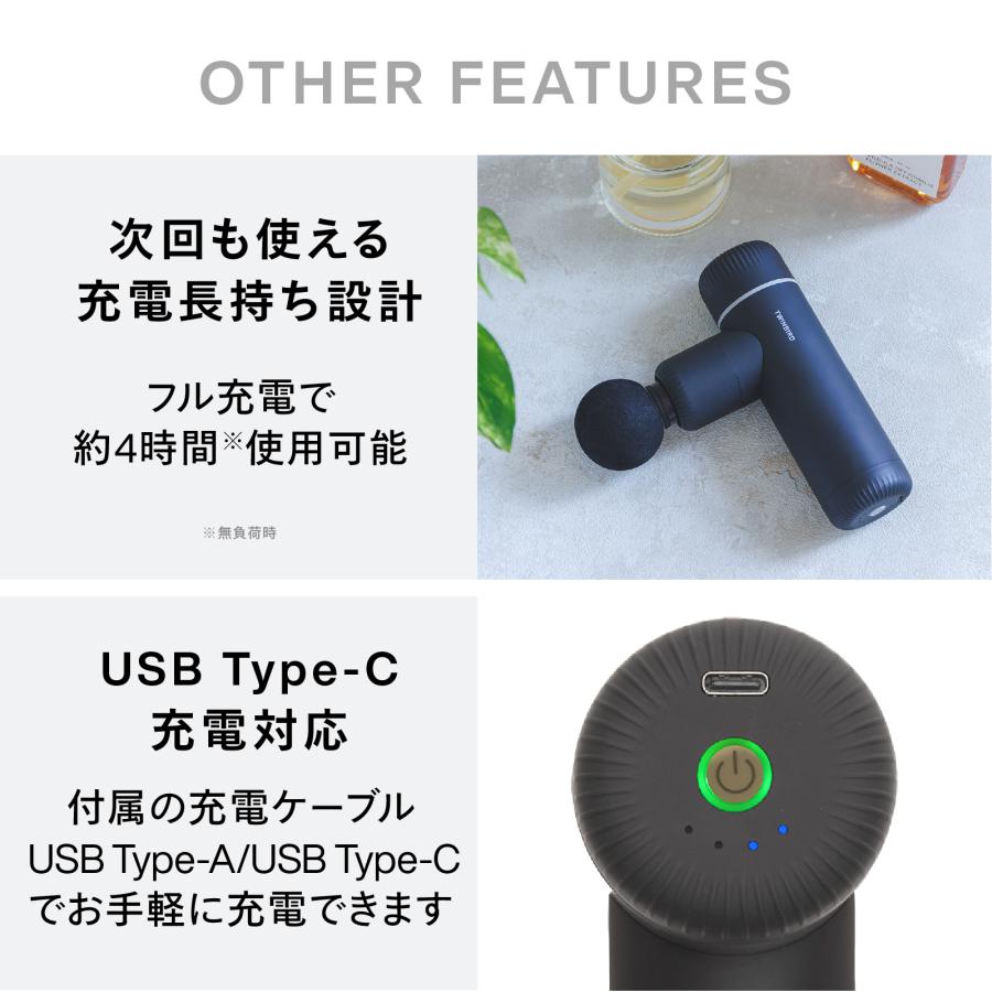 ツインバード（TWINBIRD） 【公式】ボディケアガン SH-2685B | ボディ