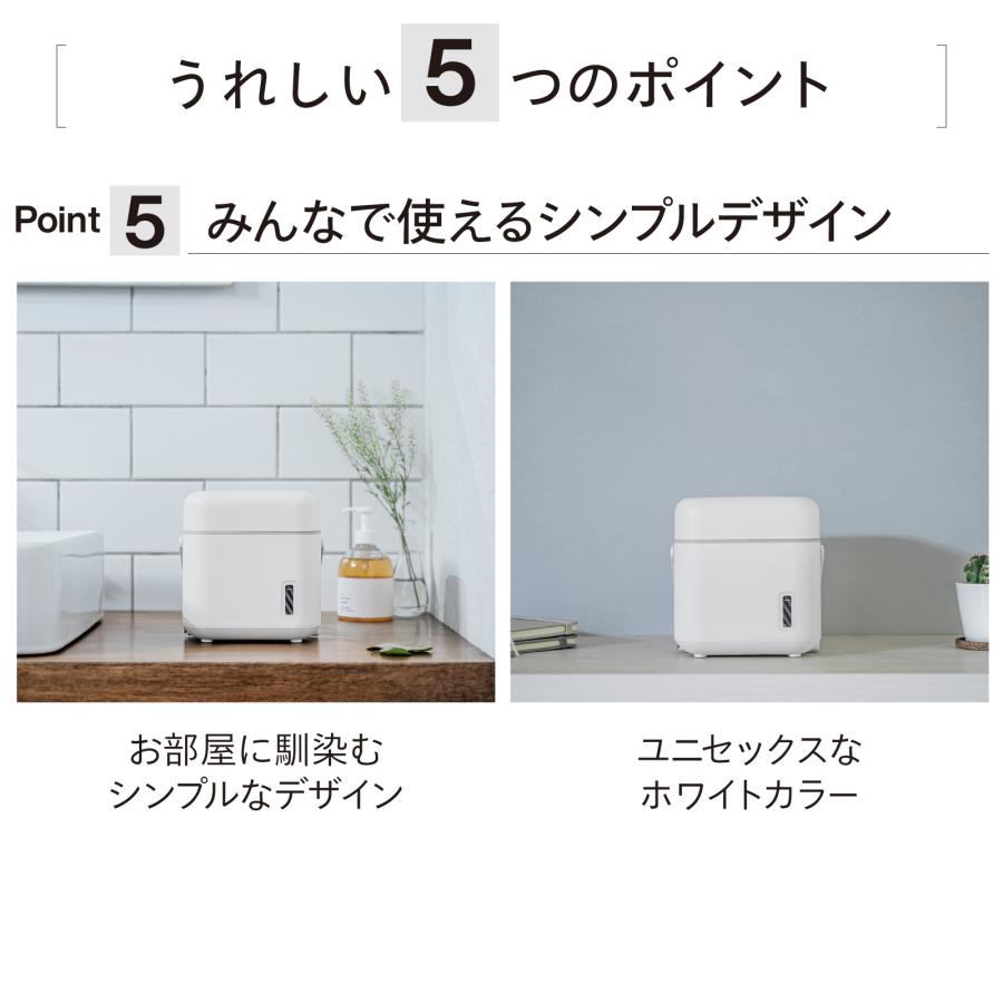 ツインバード（TWINBIRD） フェイススチーマー 美顔器 ESH-2787W