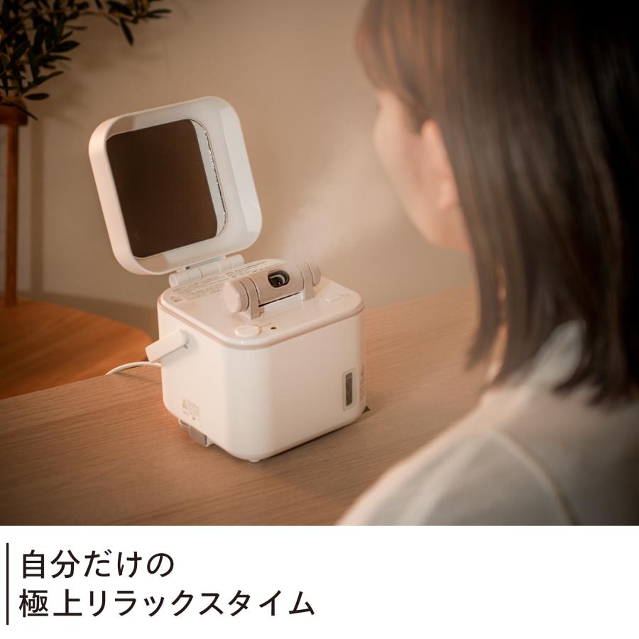 ツインバード（TWINBIRD） フェイススチーマー 美顔器 ESH-2787W