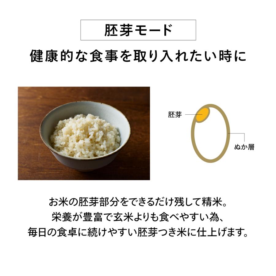 ツインバード（TWINBIRD） 精米機 家庭用 5合 コンパクト OLTMR-E751W