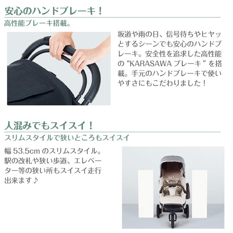 エアバギー ココ プレミア フロムバース レインカバー付き AirBuggy 三輪 ストローラー COCO プレミア ベビーカーの画像