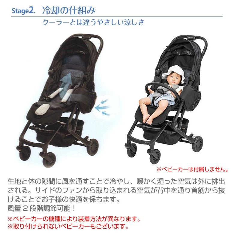 BabyHopper ベビーホッパー baby hopper 空調ベビーカーシート 空調服 