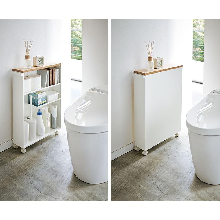 tower タワー 山崎実業 ハンドル付きスリムトイレラック 4306 4307