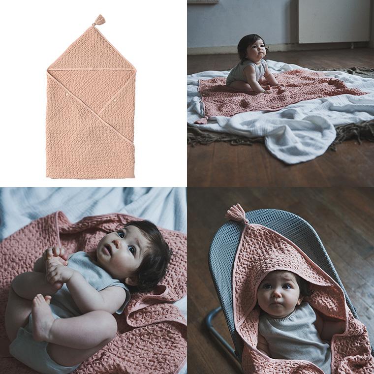 マールマール フーデッドタオル hoodedtowel MARLMARL 名入れ 刺繍の画像