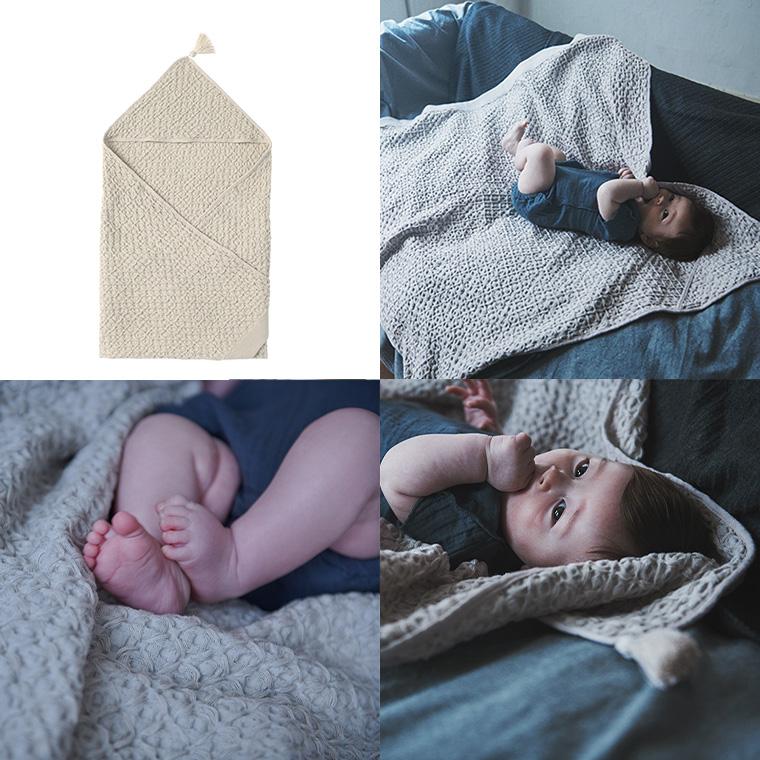 マールマール フーデッドタオル hoodedtowel MARLMARL 名入れ 刺繍の画像