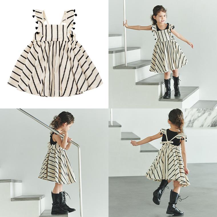 MARLMARLマールマールロワジールサンドレス100cm~120㎝　未使用新品 マールマール サンドレス ワンピース 100-120cm loisir sun dress