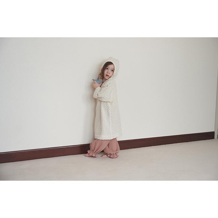 マールマ―ル フーデッド バスローブ hooded bathrobe MARLMARL 名入れ 刺繍の画像
