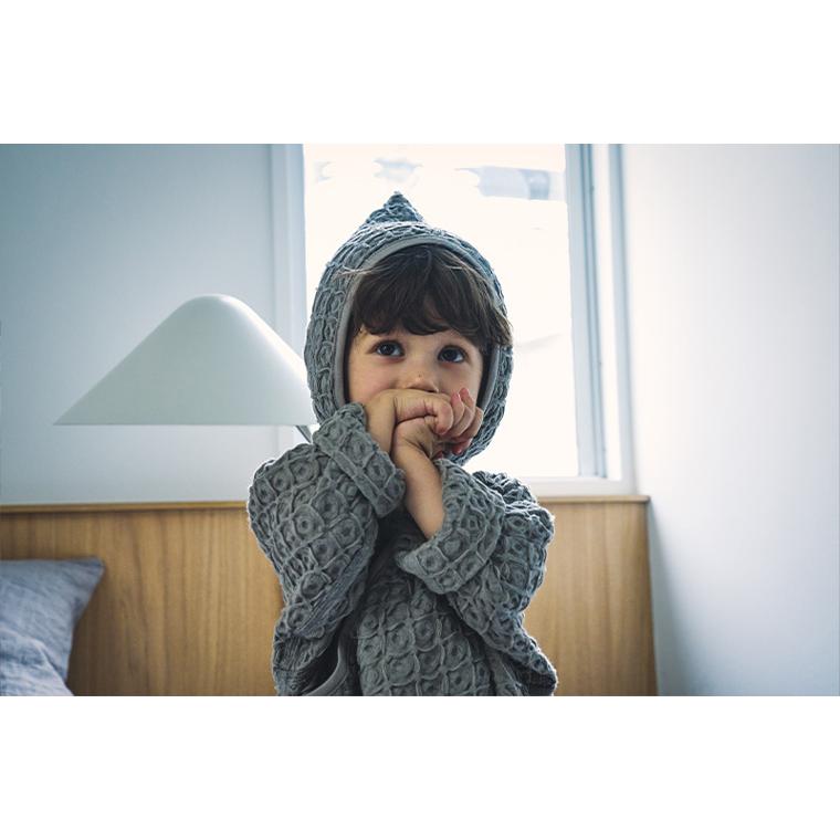 マールマ―ル フーデッド バスローブ hooded bathrobe MARLMARL 名入れ 刺繍の画像