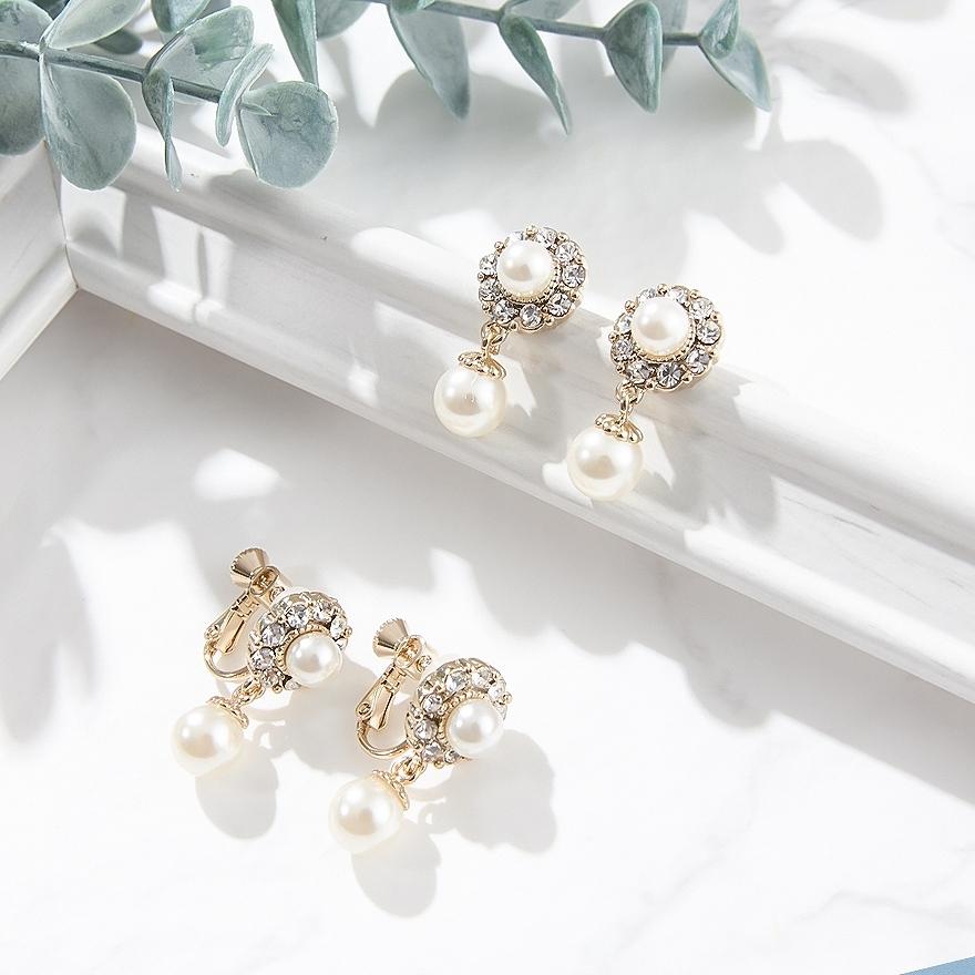 結婚式 ピアス イヤリング お呼ばれ アクセサリー セット可能