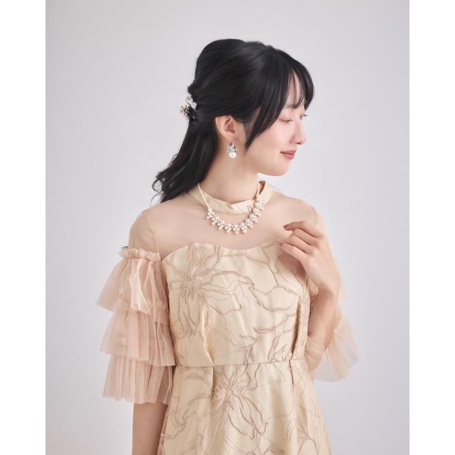 ネックレス パール 結婚式 アクセサリー パーティー レディース 50cm
