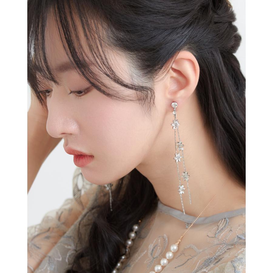 イヤリング 結婚式 アクセサリー パール以外 お呼ばれ 大ぶり 揺れる