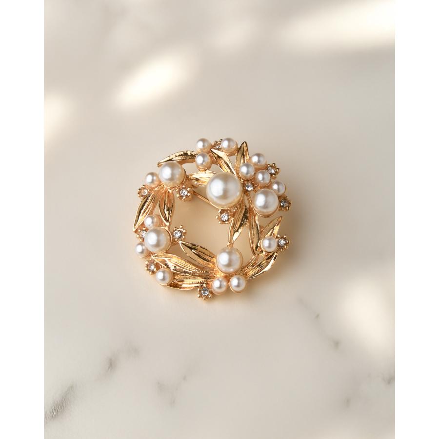 ブローチ パール レディース アクセサリー セレモニー 結婚式 入園式