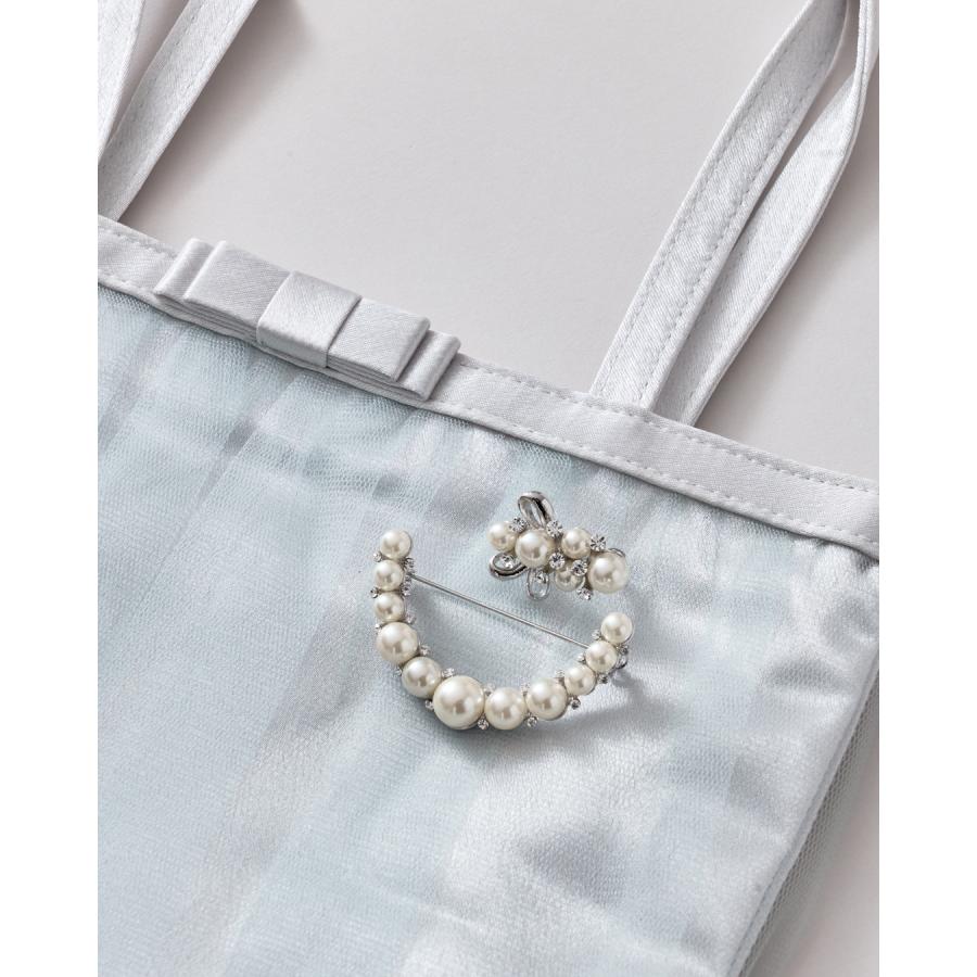ブローチ パール 2点セット セレモニー 結婚式 上品 卒業式 入学式