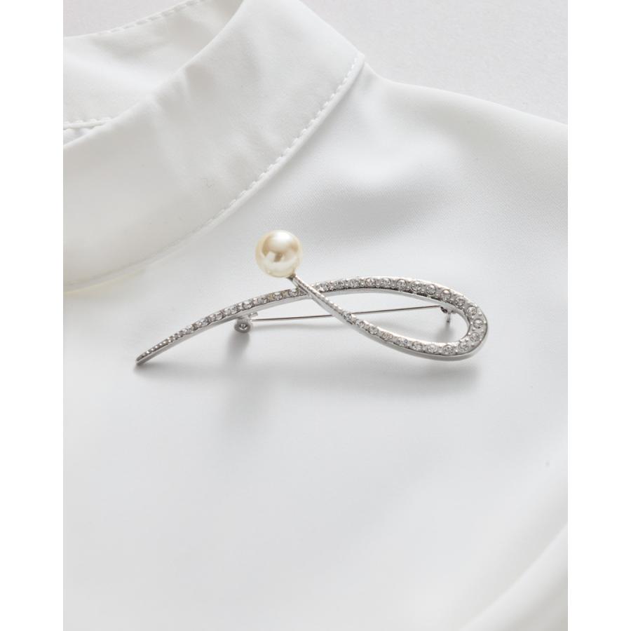 ブローチ 2点セット パール コサージュ 代わり 卒業式 入学式