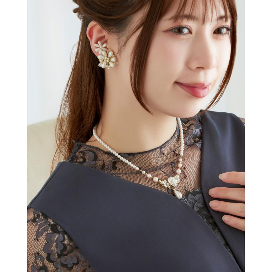 ネックレス 結婚式 パール アクセサリー パーティー ゴージャス