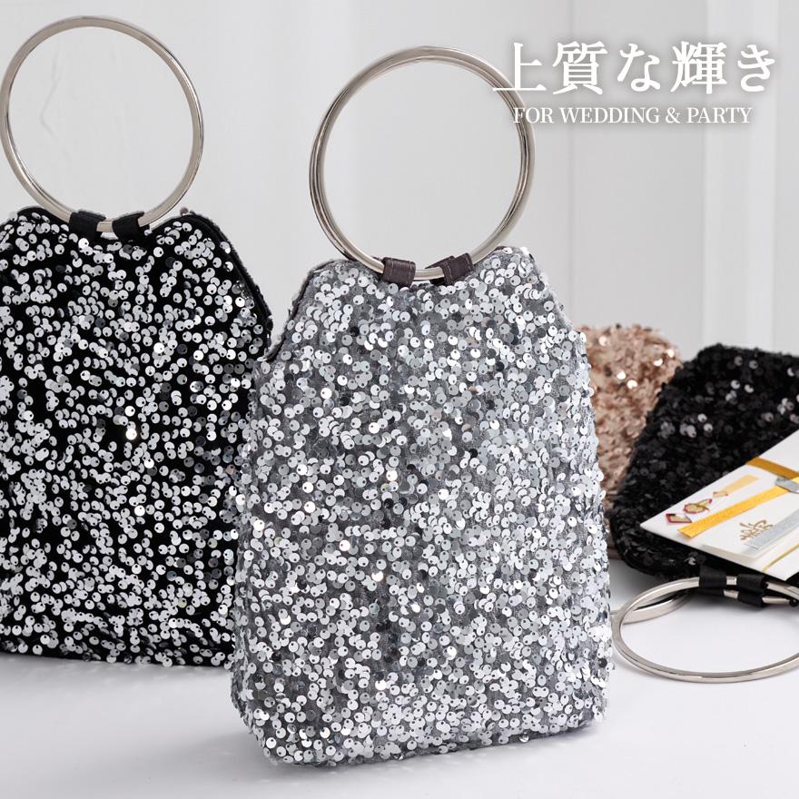 【7末まで大幅値下げ】JAMIN PUESH スパンコールパーティーバッグ パーティーバッグ 結婚式 バッグ 大きめ 袱紗が入る スパンコール