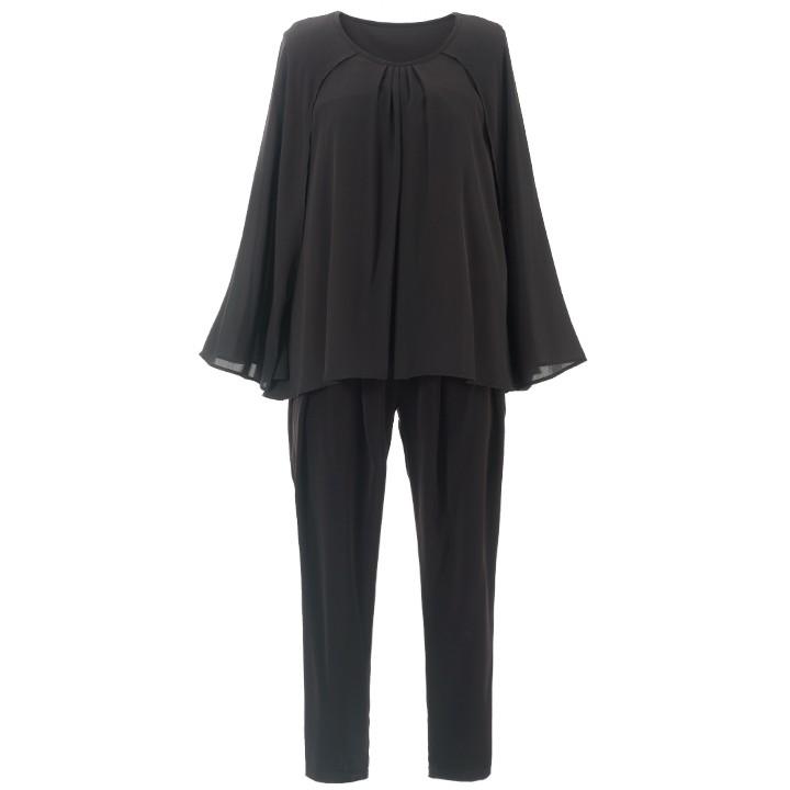 パーティードレス パンツ パンツスタイル 結婚式 20代 30代 袖あり 春