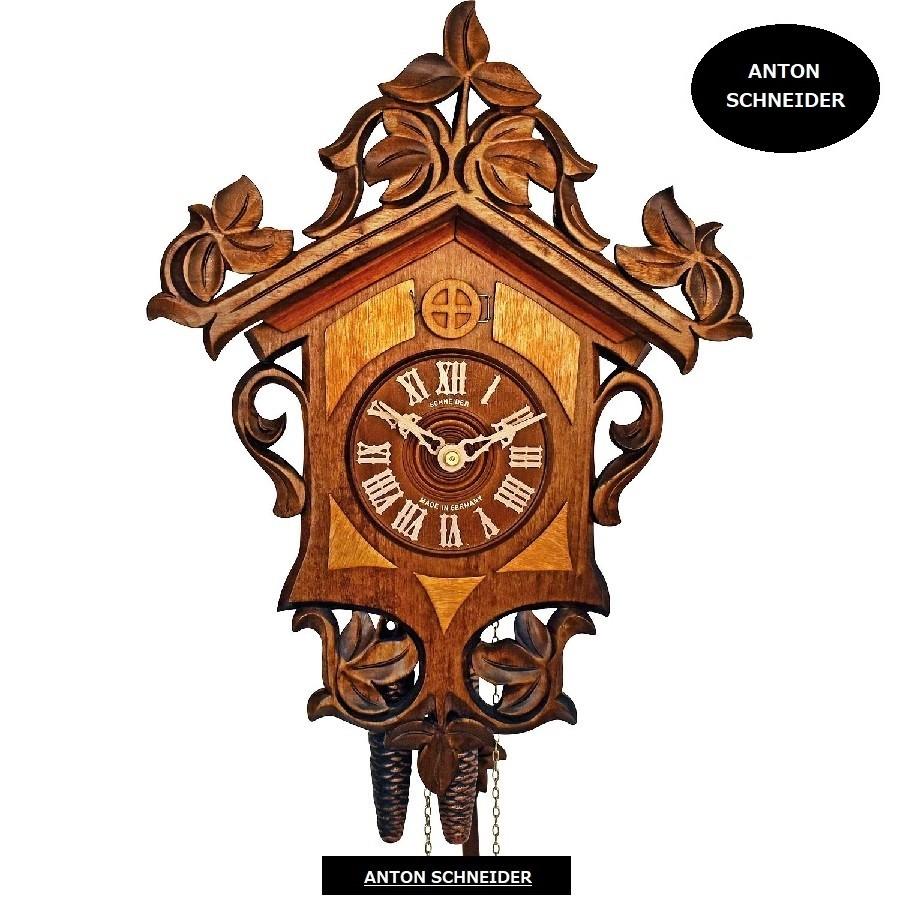 ラッピング不可 ドイツ製 シュナイダー 2窓 手動式 鳩時計 掛時計 柱時計 Alrc Asia