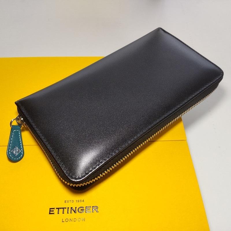 ETTINGER エッティンガーロイヤルコレクション スターリン ラウンドファスナーSterling Zip-Around Purse  長財布の画像