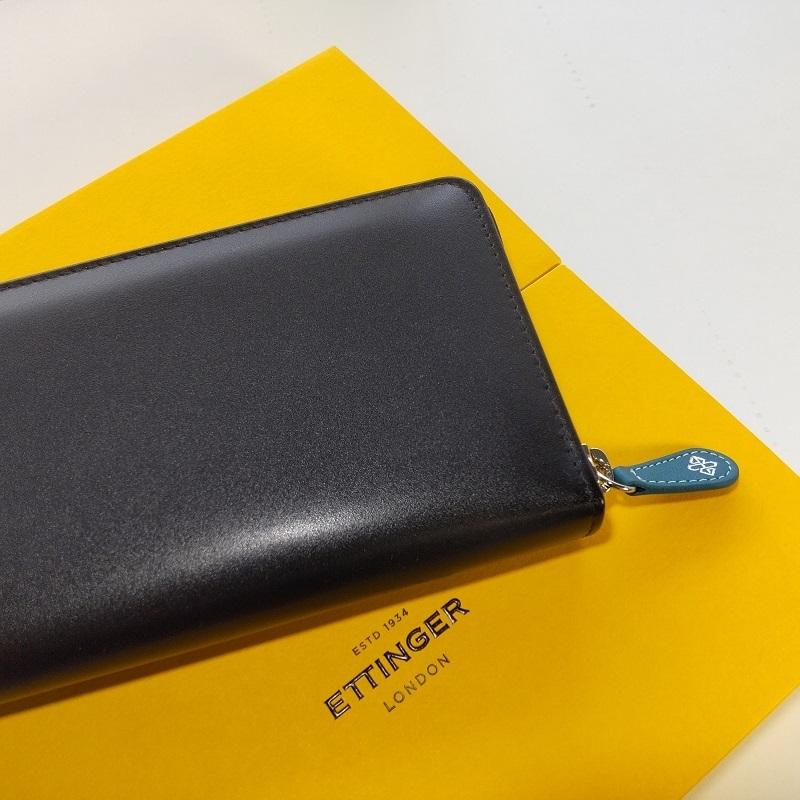 ETTINGER エッティンガーロイヤルコレクション スターリン ラウンドファスナーSterling Zip-Around Purse  長財布の画像