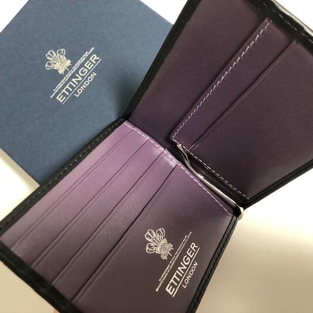 ETTINGER（エッティンガー） マネークリップ 二つ折り 財布 Money Clip