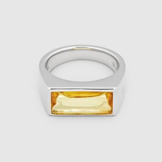 【 TOM WOOD トムウッド 】ピーキーリング オレンジアンバー Peaky Ring Orange Amber シルバー 925  :TM20-024:もあいのはな - 通販 - Yahoo!ショッピング