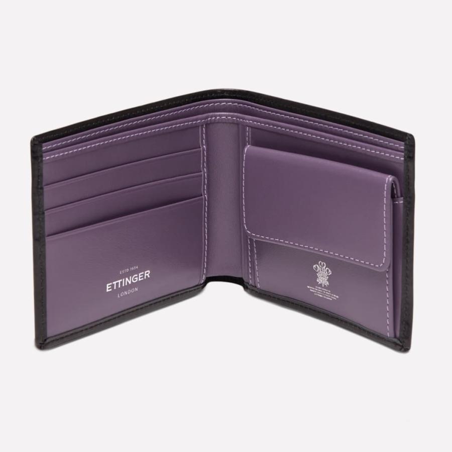 ETTINGER エッティンガー 最新モデル 二つ折り 財布 コインパース付 レザー 皮革  イギリス ロイヤルコレクションの画像
