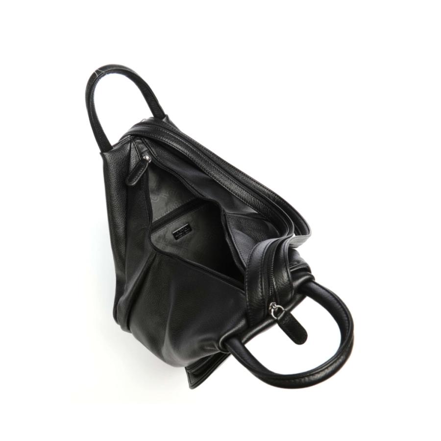 【PICARD】ピカード ブラックレザー 3way リュック チャーム PICARD】ピカード ブラックレザー 3way リュック チャーム
