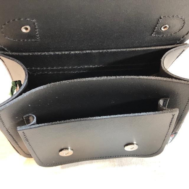 萩様　ザッチェルズ Zatchels サッチェルバッグ　黒レザー Zatchels ショルダーバッグ バッグ 「ザッチェルズ/Zatchels
