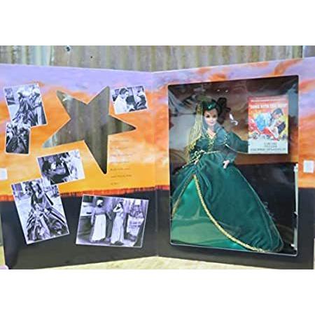 Hollywood Legends Collection Barbie Doll Scarlett O'Hara in Green Drapery D