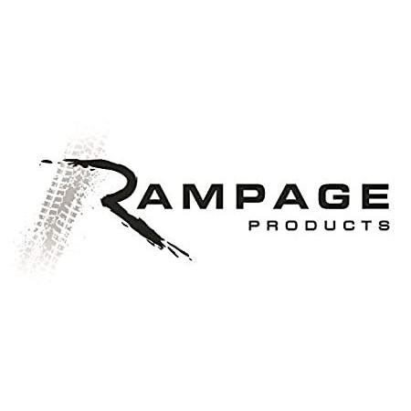 Rampage Products 86514 Gloss Black Powder Coat One-Piece 3D Grille for 1997