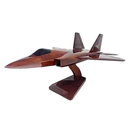 【新品同様 / 希少】 F22 Raptor Wood Model Airplane 【2364962920】(14889円)