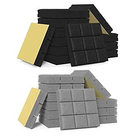 Webetop Acoustic Foam Adhesive Panels 2 inch Thickness Sound Proof Foam Pan