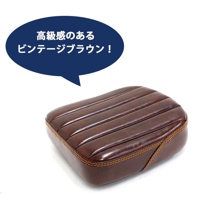 ローダウンシート スーパーカブ C125 ビンテージ シート / ピリオンシート 予約6/11頃出荷_12