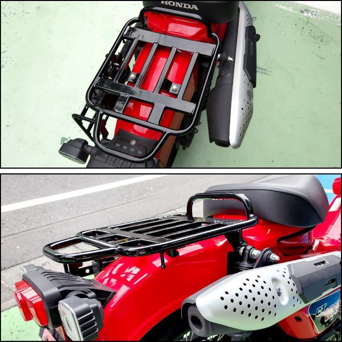 リアキャリア CT125 ハンターカブ R-SPACE製 HONDA ライトリアキャリア