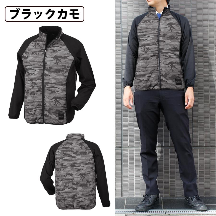 高周波 キルトジャケット (ブラックカモ/L) インナージャケット