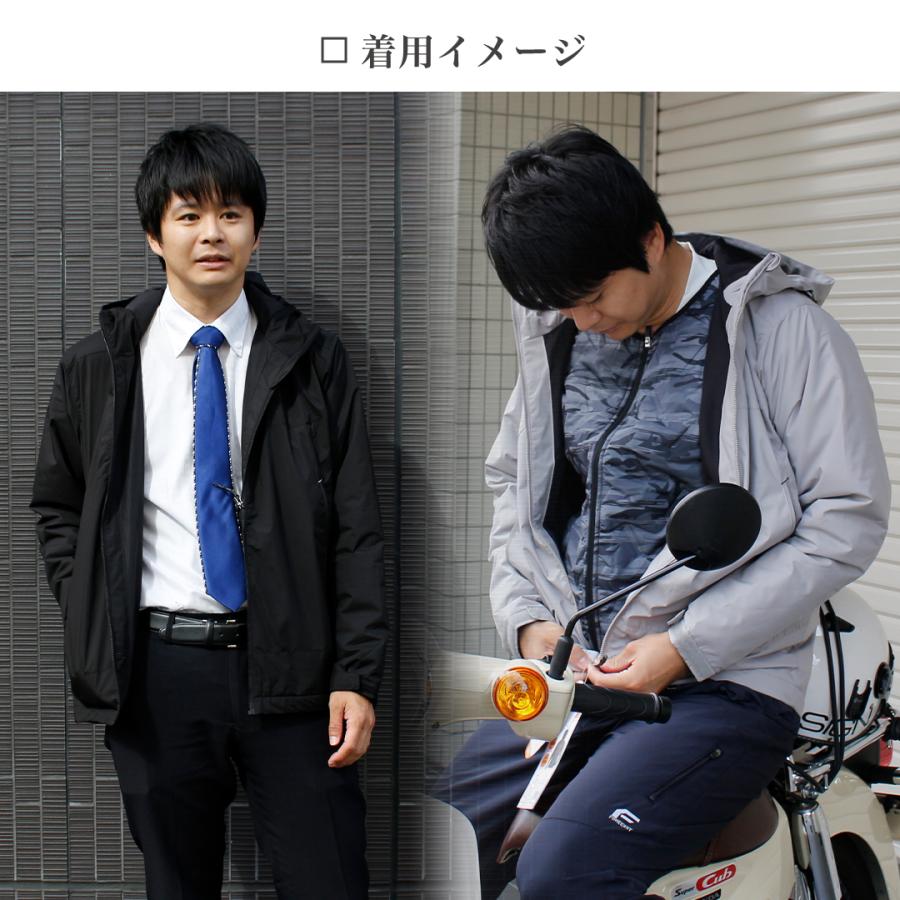 防寒 断熱 ジャケット(シルバー/M) 超軽量 着る断熱材 Y-WARM 耐水圧 