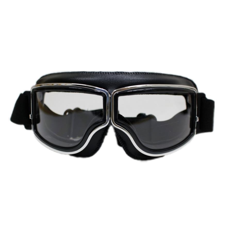 ヘルメット用 クラシックゴーグル （ブラック/クリア）ヘルメット