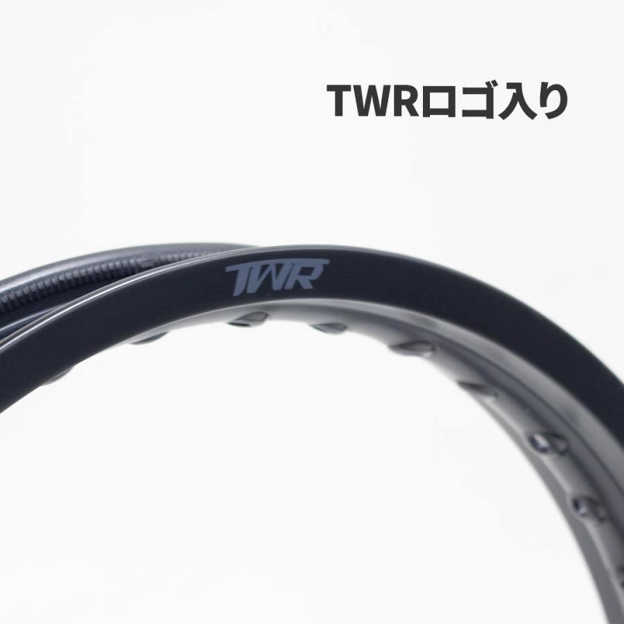 TWR アルミリム 1.85-17 17インチ 36穴 黒 ブラック スーパーカブ