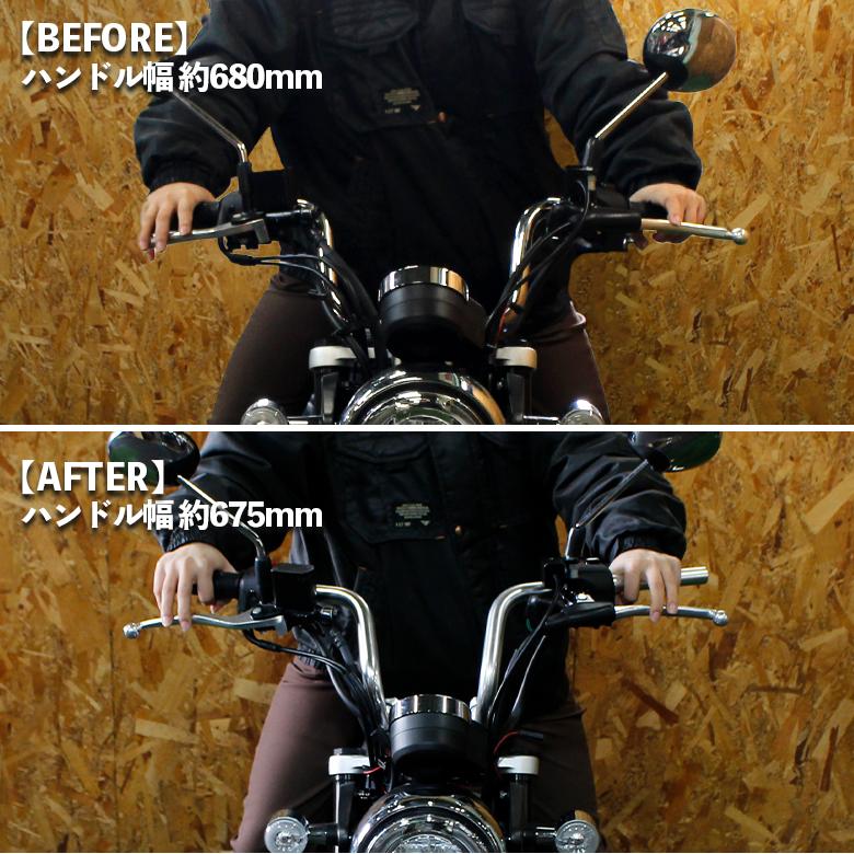 TWR クルクル ハンドルバー 折り畳み式 キット モンキー 125