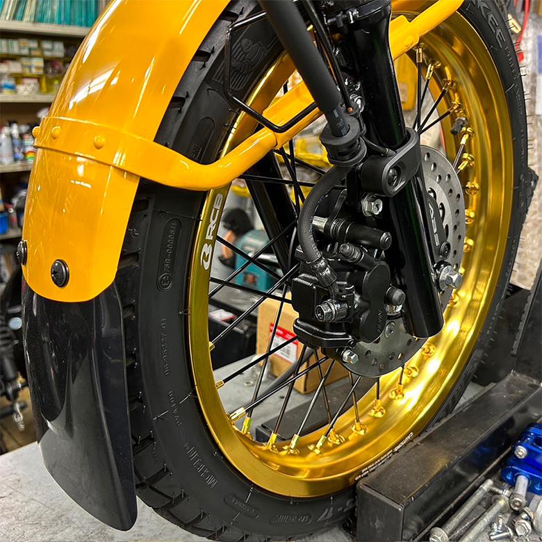 RCB アルミ ホイール リム 2.50×17 36穴 ゴールド 金 ワイドカスタム