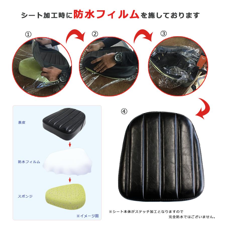 TWR ビンテージ ピリオンシート ( ブラック ) スーパーカブ C125